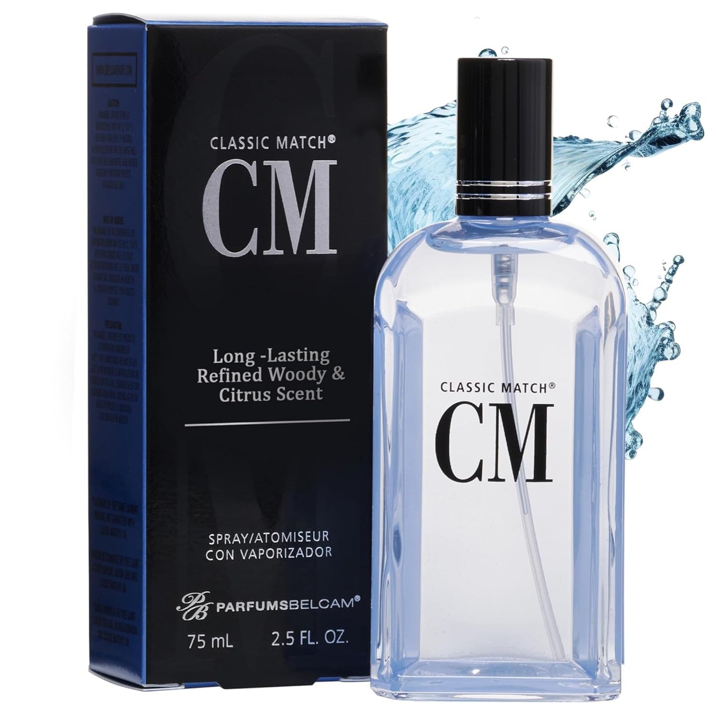 PB ParfumsBelcam Classic Match CM Eau De Toilette Spray, Our Version of Y,2.5 fl.oz