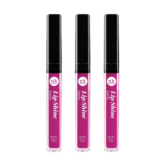 NICKA K NEW YORK Lipshine, Cosmetics, vibrant colors, bright colors, shining lips, lip shine, long lasting (AMZ265) Beauty & Personal Care NICKA K NEW YORK