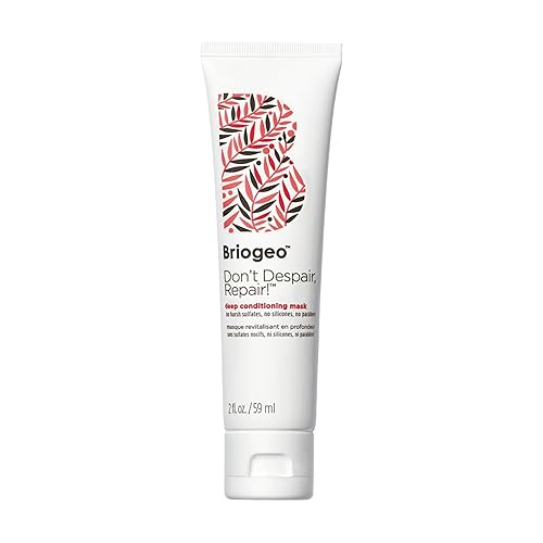 Briogeo Don't Despair, Repair! Deep Conditioning Mask | Protein + Moisture Balance Conditioner for Dry, Damaged, Color-Treated Strands | Vegan