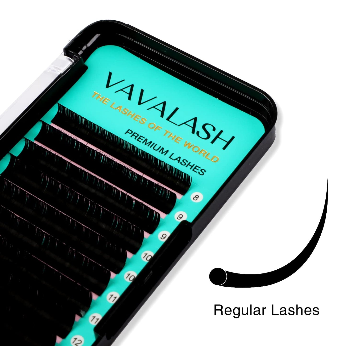 Eyelash Extensions 0.03 DD Curl 15mm Lash Extensions Supplies Individual Lashes Premium Silk Volume & Classic Lash Soft Matte Dark Professional Beauty and Personal Care VAVALASH