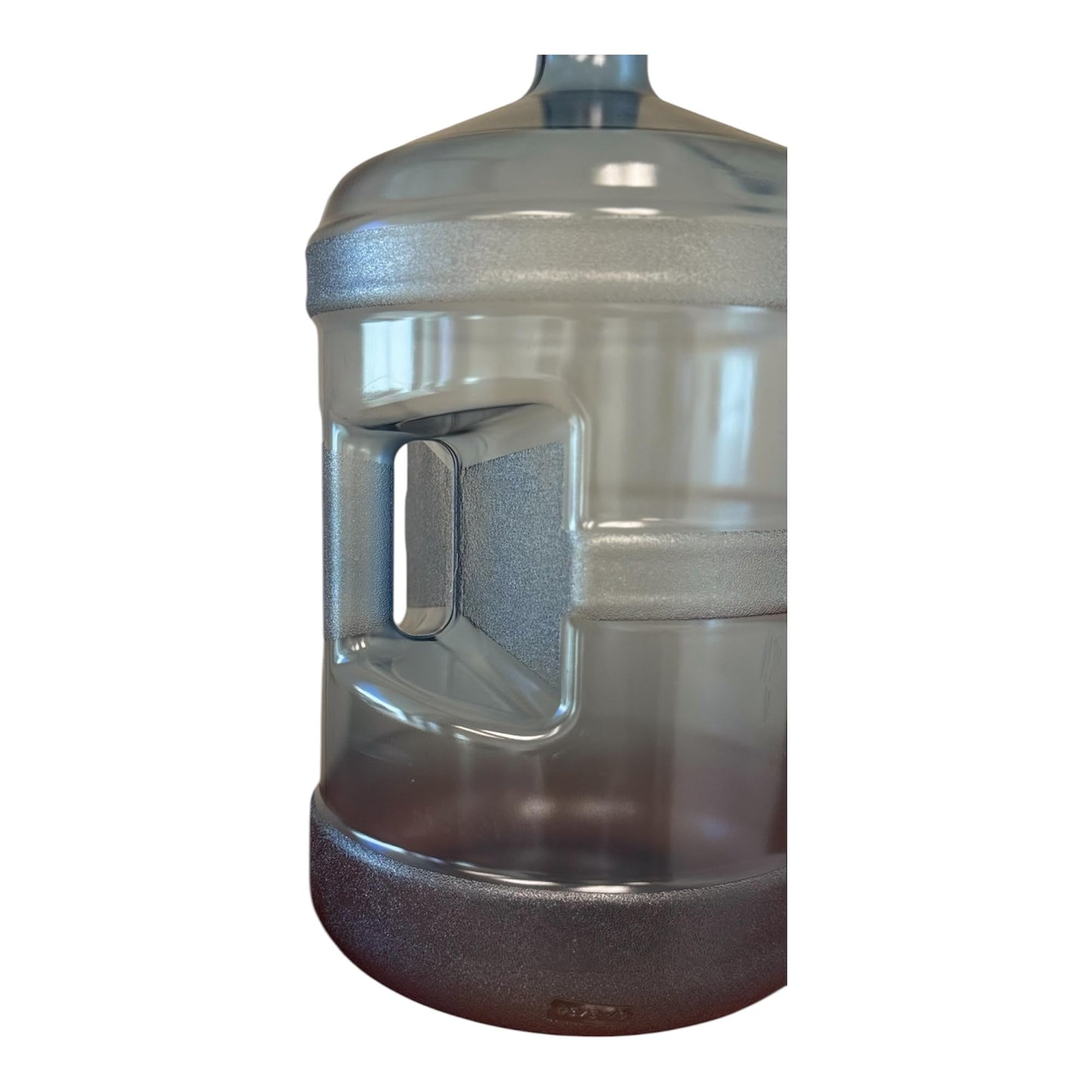 AquaNation 5 Gallon Food Grade Safe Plastic Reusable Water Bottle Jug Canteen Container with 48mm Screw On Top Lid with Handle (Made in USA)