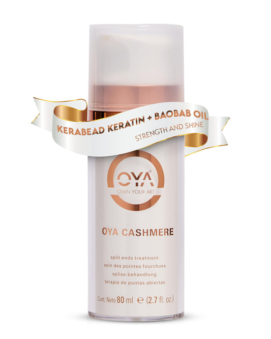 OYA Cashmere Split End Repair Cream - Highly Concentrated Treatment for Dry, Damaged & Color-Treated Hair - Repairs Bonds, Controls Frizz
