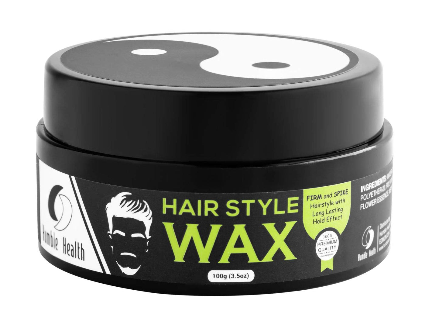 Humble Health Dao Hair Styling Wax - Natural Look - Extra Strong Hold - Matte/Low Shine - Premium Styling Putty - Easy to Wash - 100g (3.5oz)