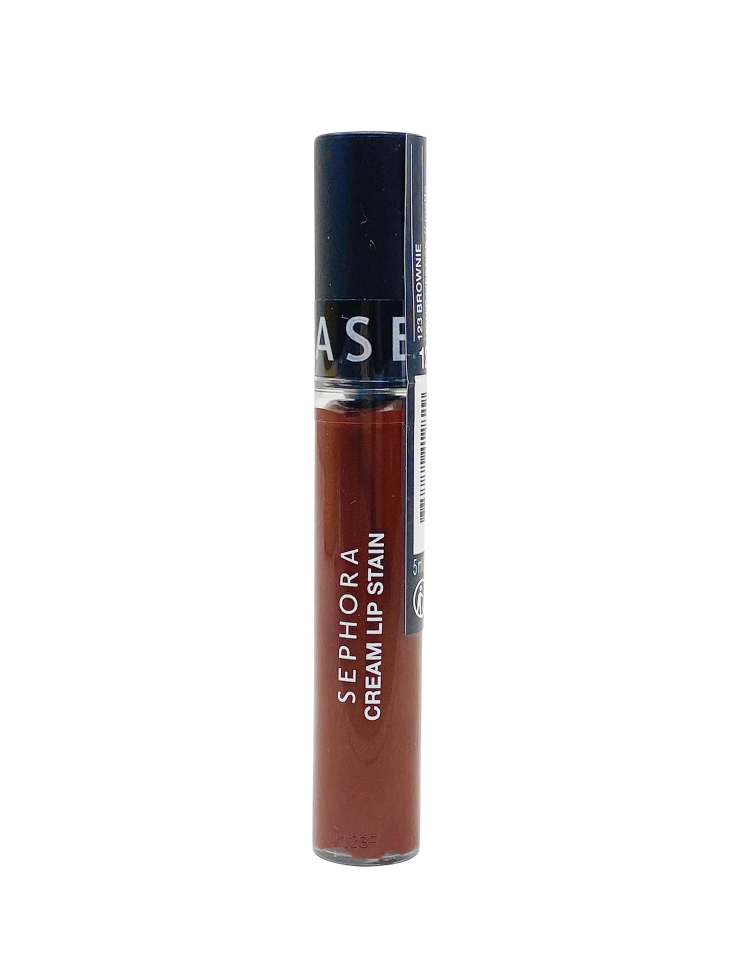 SEPHORA Collection Cream Lip Stain - 123 Brownie (matte dark brown) 0.16 oz. / 5 mL