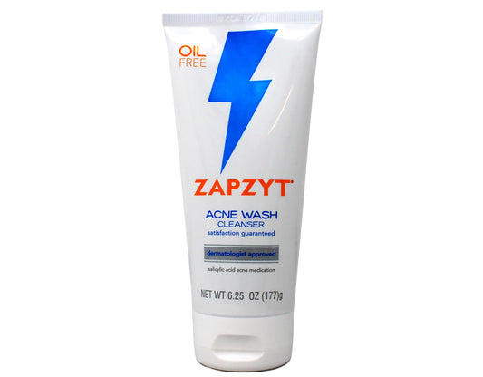 ZAPZYT Acne Wash with Salicylic Acid 6.25 oz (Pack of 12)