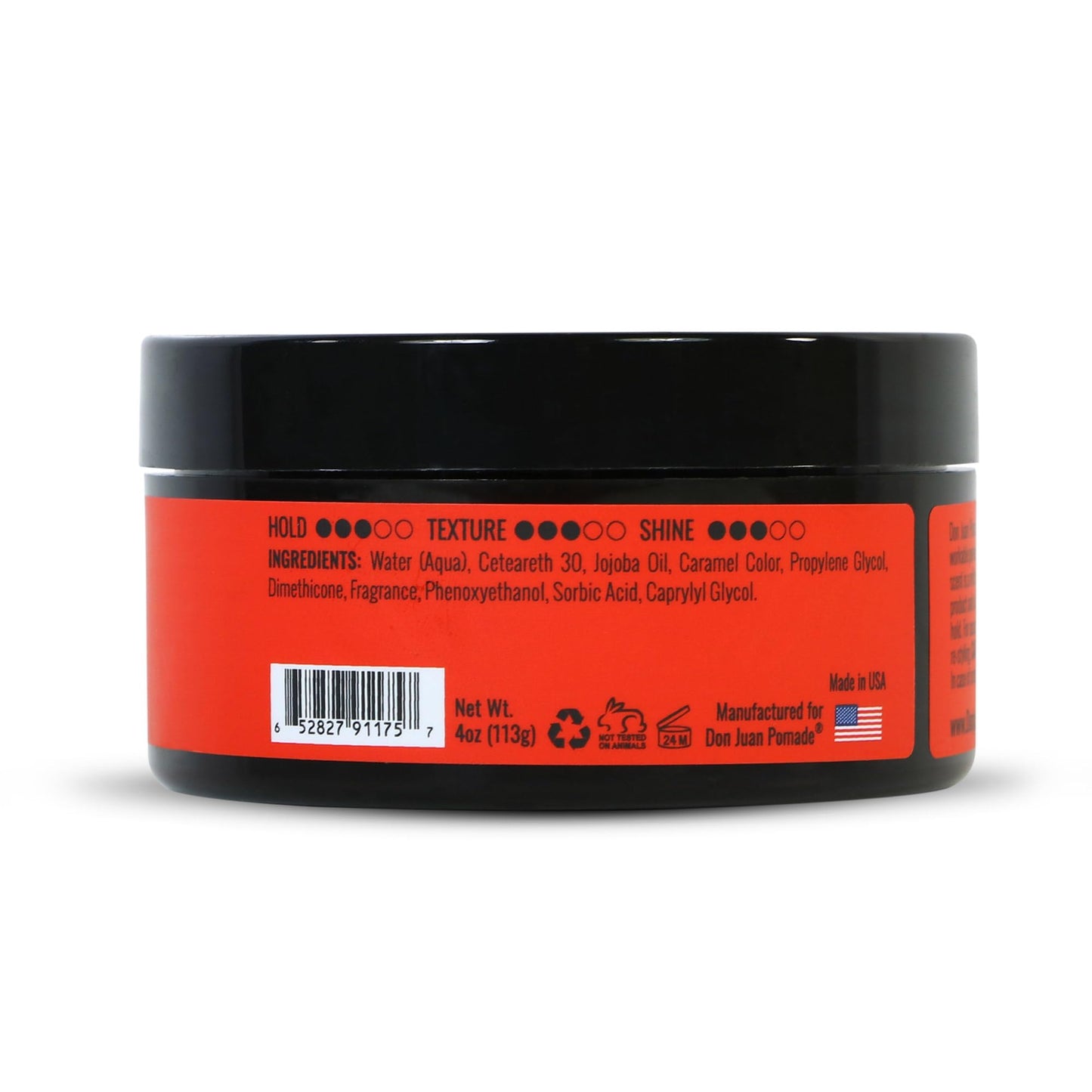 Don Juan Pomade 4oz 3 Pack - Medium High Hold - Medium Shine - Water Based - Honey Citrus Scent