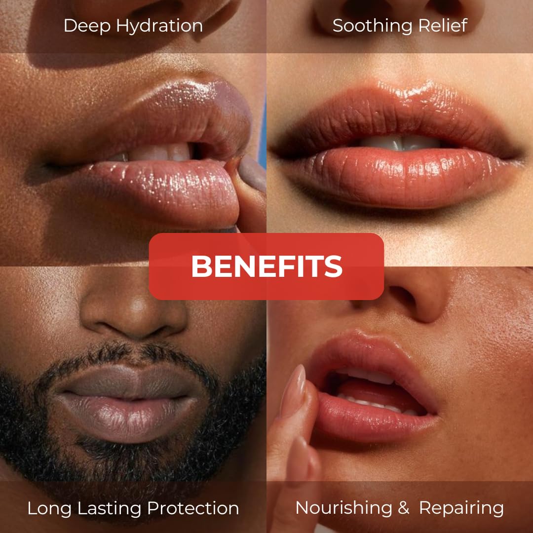 RaGaNaturals All Natural Tropical Moisturizing Lip Balm, Nourishing Lip Care For All Day Hydration, 100% Natural, Handmade with Love in USA