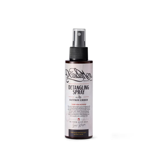 DandyMen Detangling Spray for Men - Leave-In for Curly, Wavy & Textured Hair - Softens & Smooths - 5.7 oz