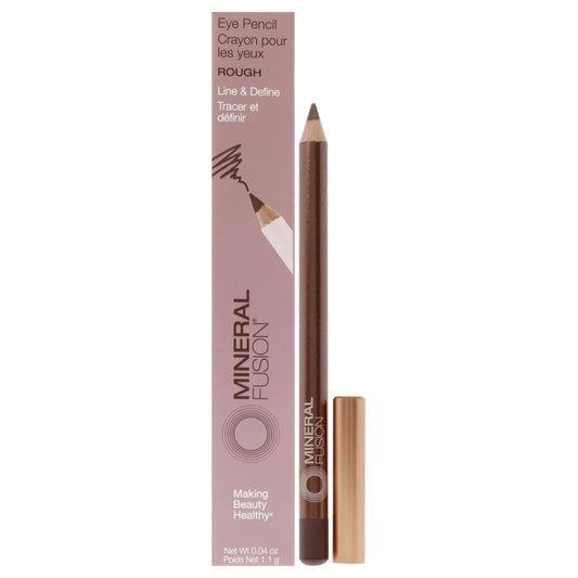 Eye Liner Pencil - Rough by Mineral Fusion for Women - 0.04 oz Eyeliner