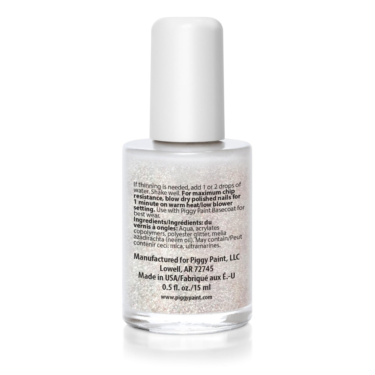 Piggy Paint Glitter Topcoat Nail Polish - 0.5 oz. Beauty & Personal Care Piggy Paint