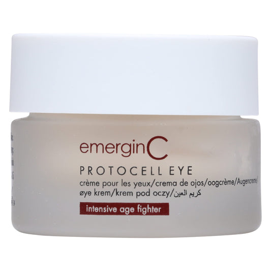 emergin C Protocell Eye Cream - Plant Stem Cell Eye Treatment with Hyaluronic Acid to Address Visible Signs of Aging (0.5 oz, 15 ml) Beauty & Personal Care emergin C