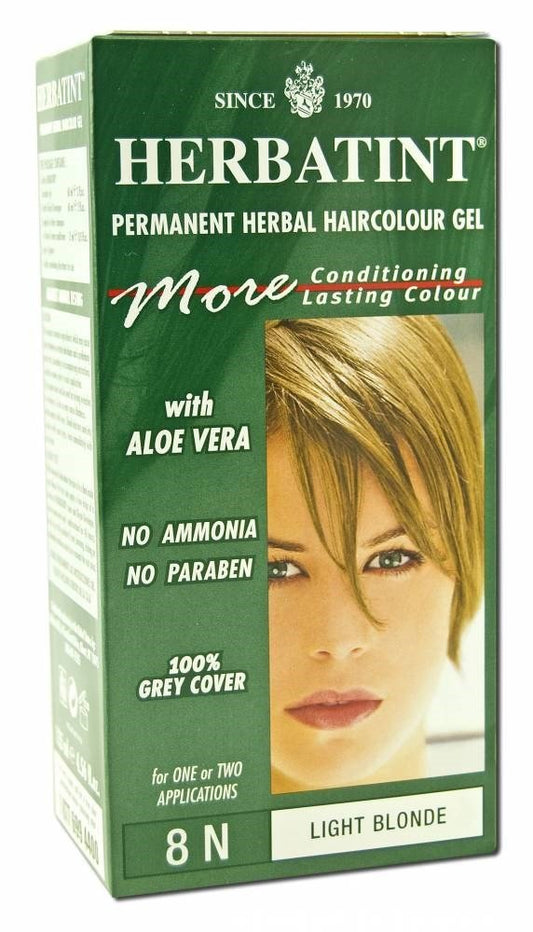 Herbatint 8N Permanent Herbal Light Blonde Haircolor Gel Kit - 3 per case. Beauty & Personal Care Herbatint