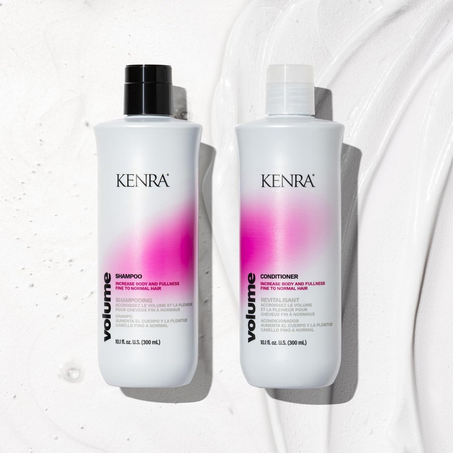 Kenra Professional Volume Shampoo & Conditioner Set | Creates Body, Bounce & Fullness | Increases Volume up to 45% | Adds Shine | Color Safe | Fine