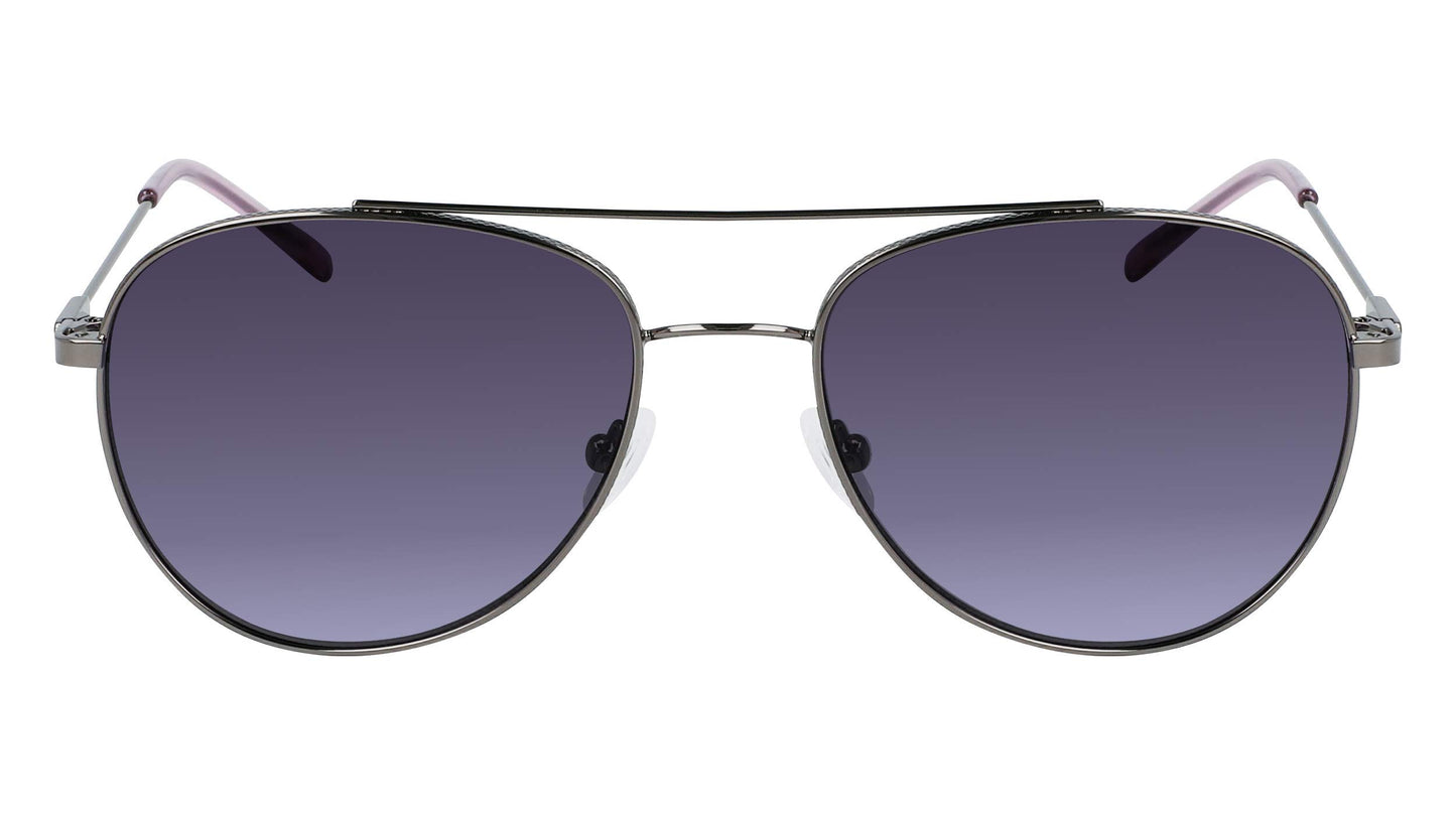 Calvin Klein Sunglasses CK20120S (008 Gunmetal with Purple Gradient Lenses) One Size