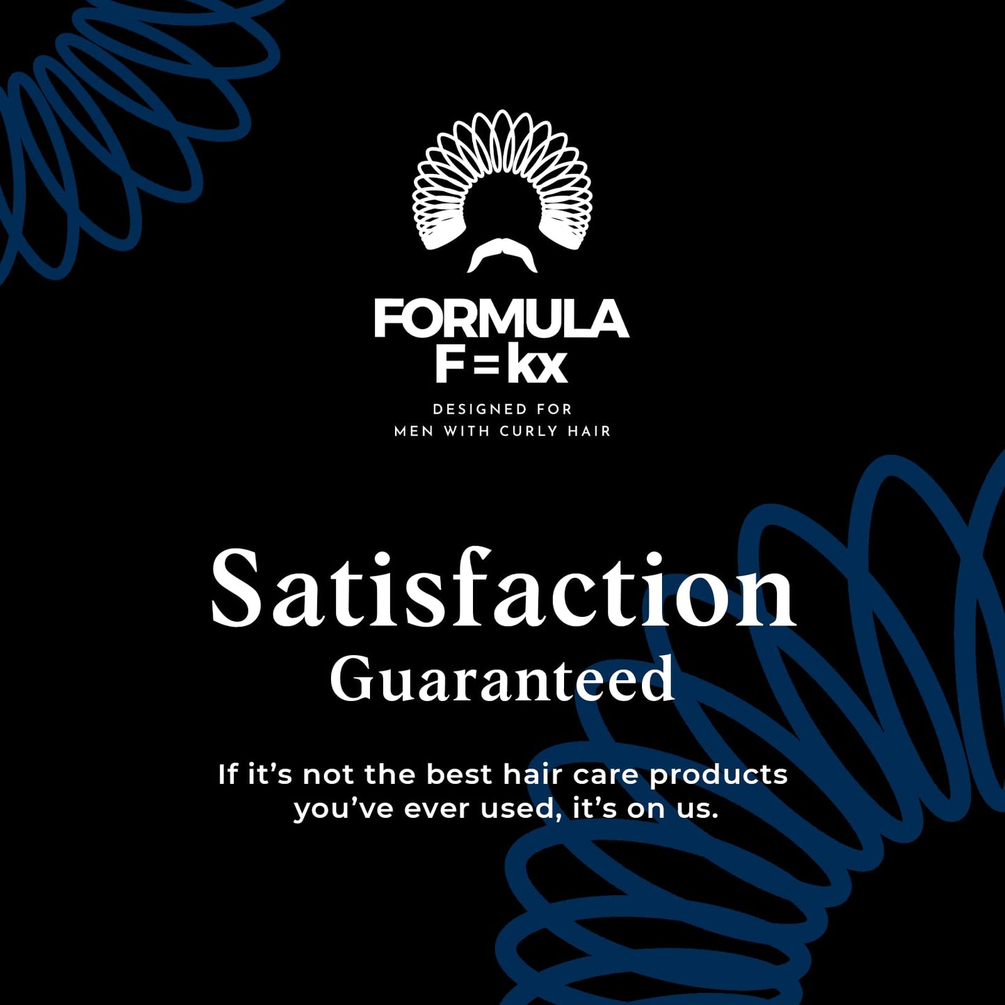 Formula F=kx - Curly Hair Product Set - Keratin, Aloe & Coffee Seed Extract Shampoo and Conditioner - For All Curl Types - Sulfate-Free - Ocean Scent