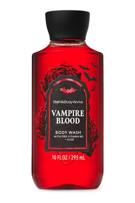 Bath & Body Works Vampire Blood Body Wash - Limited Edition Halloween Scent - 10 fl oz / 295 ml - Shower Gel with Rich Lather & Fragrance
