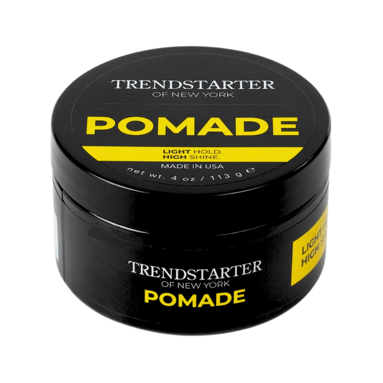 TRENDSTARTER - CLASSIC POMADE (4oz) - Light Hold - High Shine - Water-Based Pomade - All-Day Smooth Wet Look Finish - Non-Crispy Formula - Premium