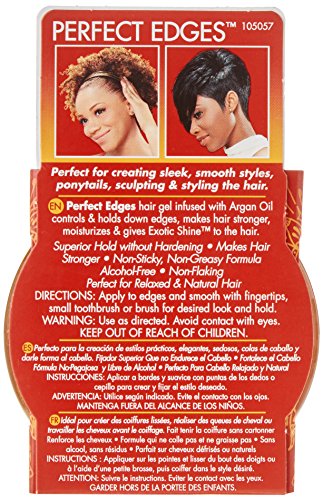 Creme Of Nature Argan Oil Perfect Edges Control 2.25 Ounce Jar (66ml) (2 Pack)
