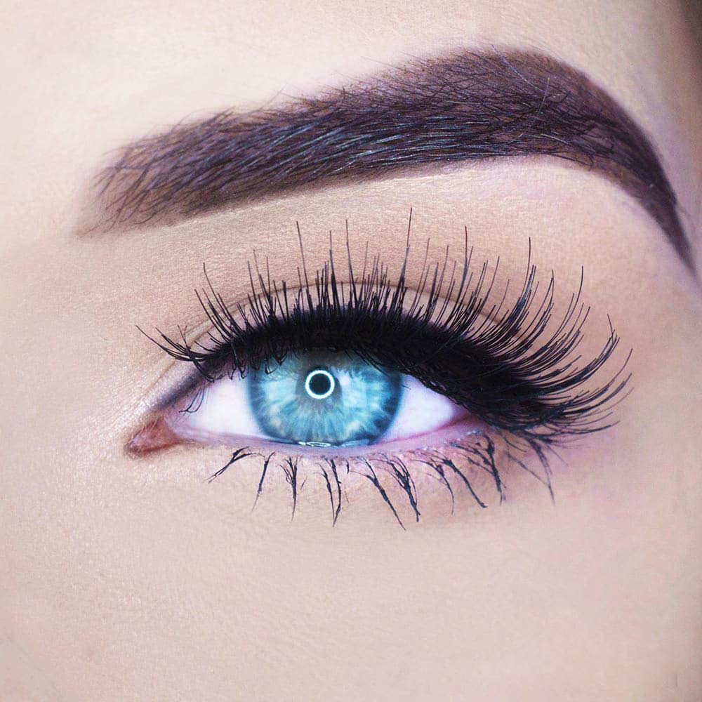 Lash'd Up Magnetic Eyelashes Without Eyeliner 3 Magnets (Can also be worn as Dual Magnets) Full Eye Snap-on Set Soft Faux Silk Vegan (Long & Volume)