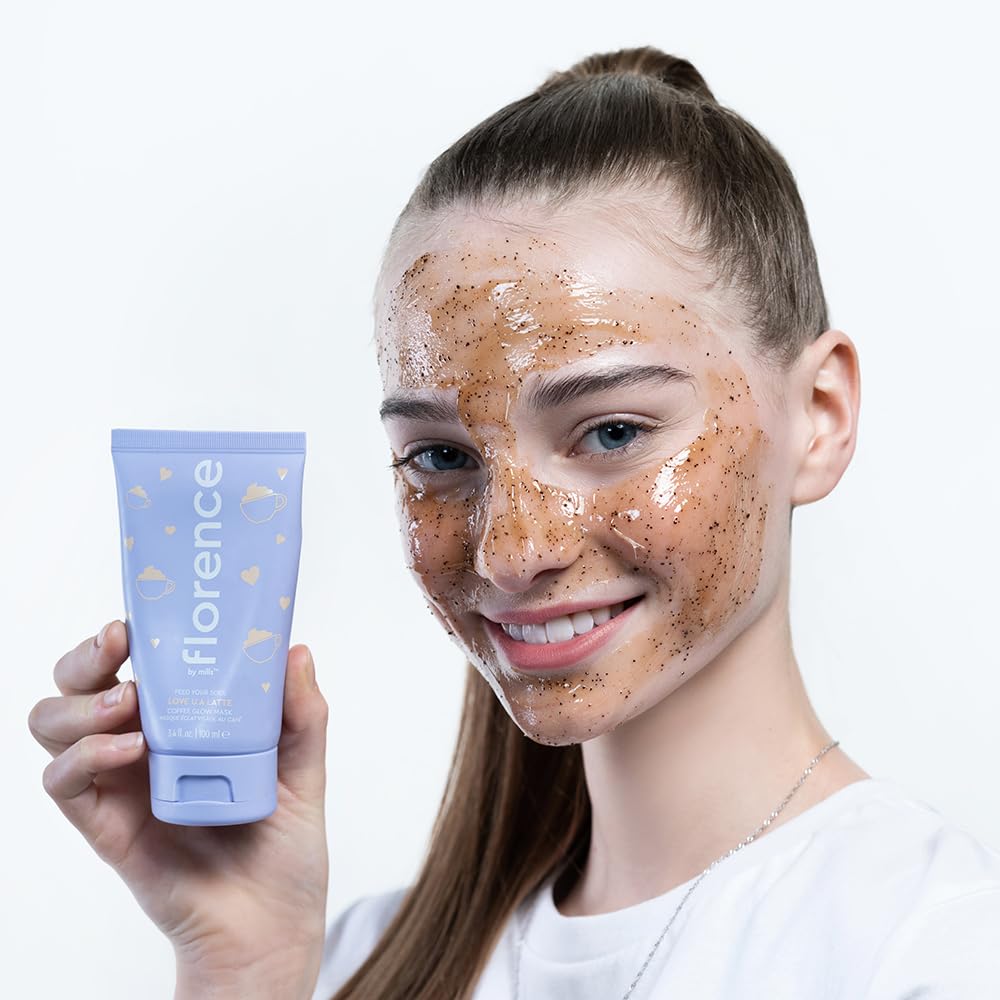 florence by mills Feed Your Soul Love U A Latte Coffee Glow Face Mask, 3.4 fl oz/ 100mL