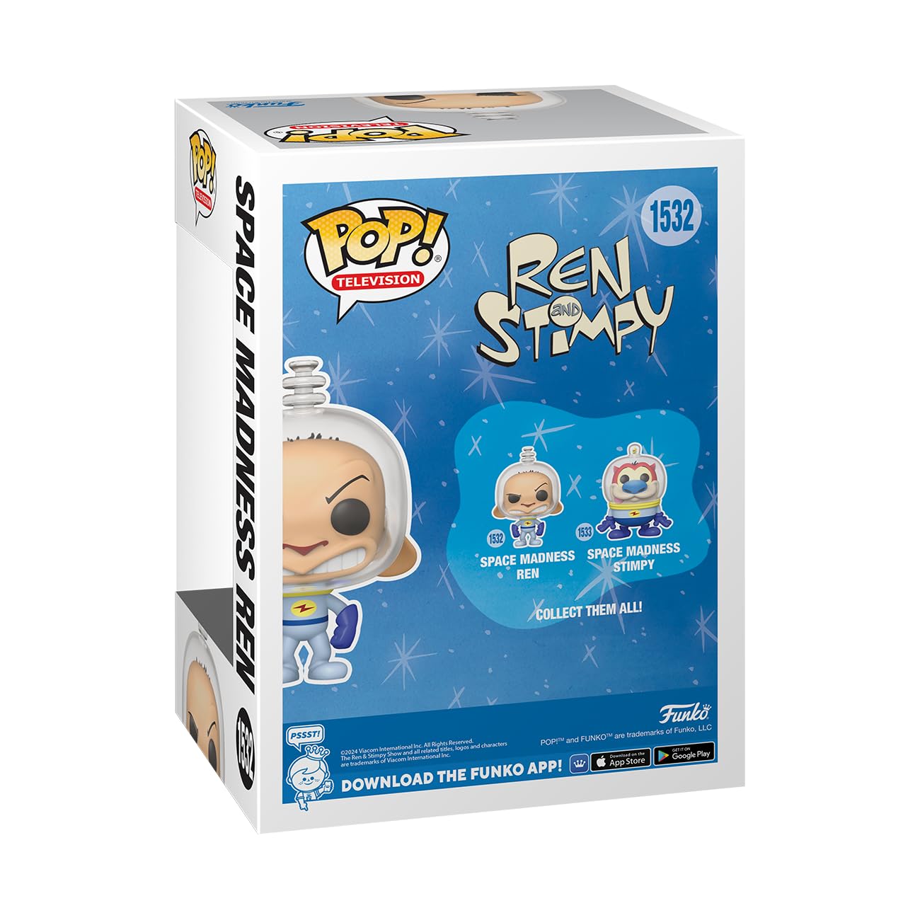 Funko POP! TV: Nick Rewind - Ren - (Space Suit) - Nickelodeon Slime - Collectable Vinyl Figure - Gift Idea - Official Merchandise - for Kids & Adults…