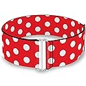 Buckle-Down Women's Cinch Belt Minnie Mouse Dots Red White 28 to 52 Inch, Multicolor