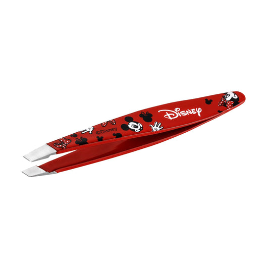 Tweezerman Disney's Mickey Mouse & Minnie Mouse We Got Ears Mini Slant Tweezer - Tweezers for Eyebrows, Travel Tweezers for Eyebrows, Facial Hair