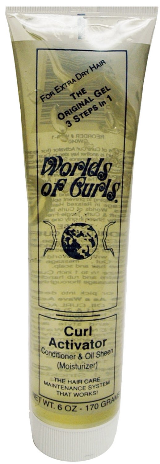 Worlds Of Curls Gel Activator - Extra Dry Tube 6 oz. (Pack of 2)