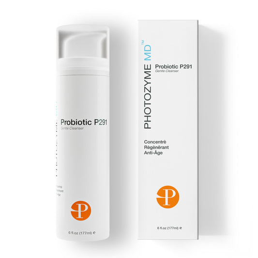 Photozyme Probiotic P291 Gentle Cleanser - Face Wash That Cleans and Tones - Removes Makeup and Impurities - pH Balances The Skin - Promotes Healthy