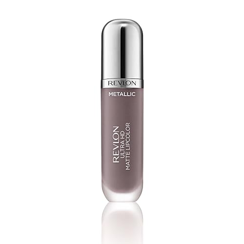 Revlon Ultra HD Metallic Matte Liquid Lipcolor, Liquid Lipstick, Glow