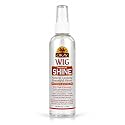 OKAY Pure Naturals Premium Wig Shine - Oil Free Wig Shine Spray for Synthetic & Human Hair Wigs, Spritz for Women & Men to Detangle & Moisturize, Silk