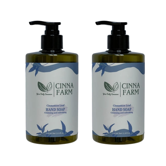 CinnaFarm Hand soap, from Cinnamon leaves extraction, cleansing and refreshing, natural ingredients, vitamin B5, no artificial flavors, fulfates Beauty & Personal Care CinnaFarm