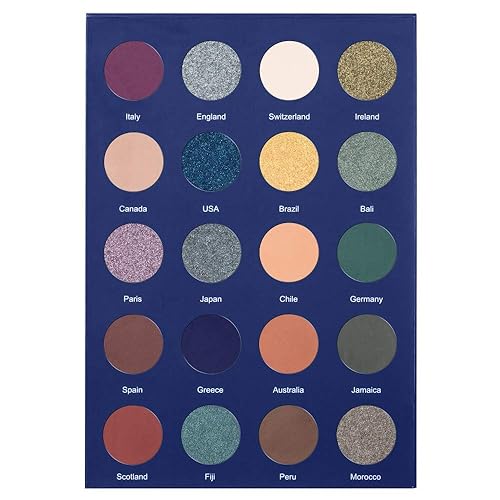 Lurella Cosmetics Adventurous 20 Color Eyeshadow Palette