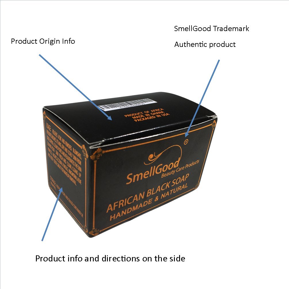 Black Soap Brick Imported From Ghana 1lb
