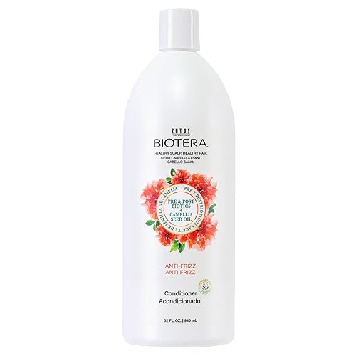 Biotera Anti Frizz Smoothing Conditioner | Frizzy or Unruly Hair | Microbiome Friendly | Vegan & Animal Test Free | Paraben Free | Color-Safe | 32 Fl