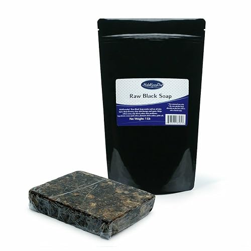 Raw Black Soap from Ghana - 1 Lb by HalalEveryday