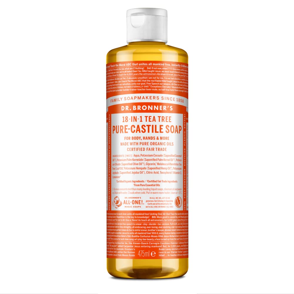 Dr. Bronner's 18-IN-1 TeaTree Pure-Castille Soap Beauty & Personal Care Dr. Bronner's