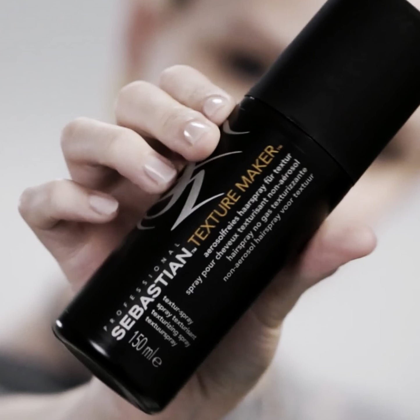 Sebastian Professional Texture Maker | Lightweight Hair Texturizer Spray with Medium Hold & Matte Finish | Non-Aerosol Hairspray with Sea Salt | 5.07
