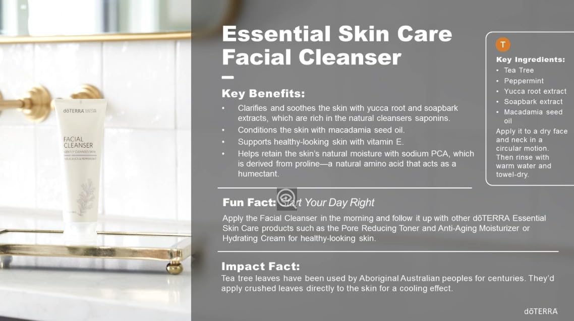 doTERRA - Facial Cleanser - Essential Skin Care Collection - 4 oz
