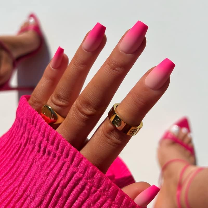 KIARA SKY PROFESSIONAL NAILS XPRESS PRO 100% ACRYLIC PRESS ON NAILS (Pink Skies) Beauty & Personal Care KIARA SKY