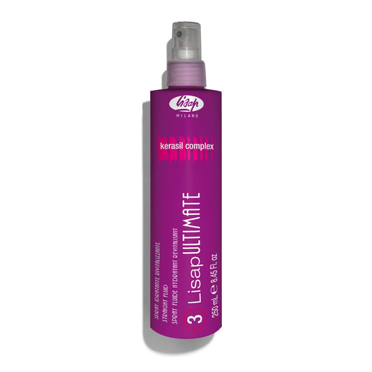 Lisap Heat Protectant for Hair, Ultimate Straight Fluid Hair Spray, Anti Frizz Hair Products, Thermal Protection Hydrating, Strengthening