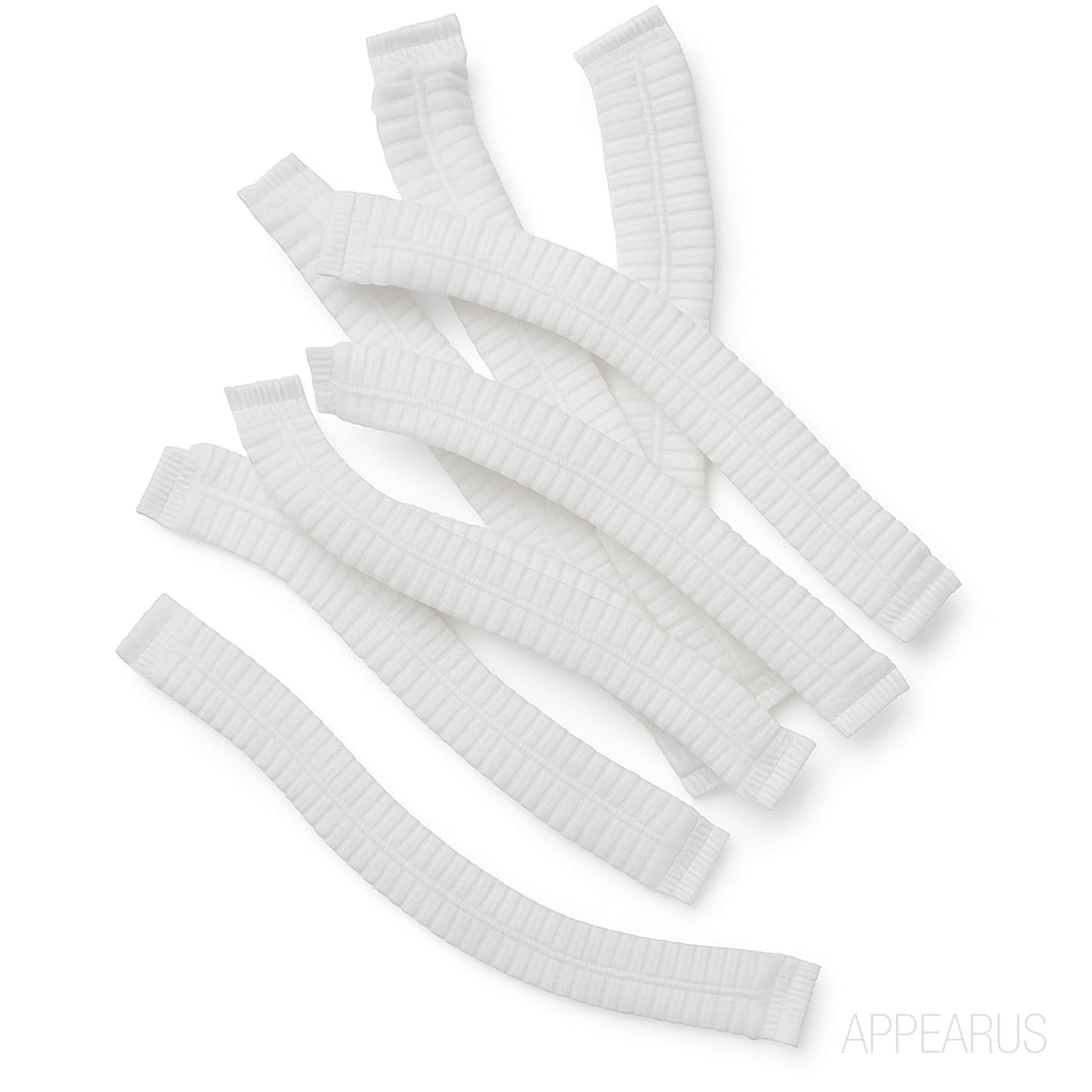 APPEARUS Disposable Bouffant Hair Caps - 100 Count, White, 21" Non-Woven Hair Nets for Spa, Salon, Medical, Food Service, and Industrial Use Beauty and Personal Care APPEARUS