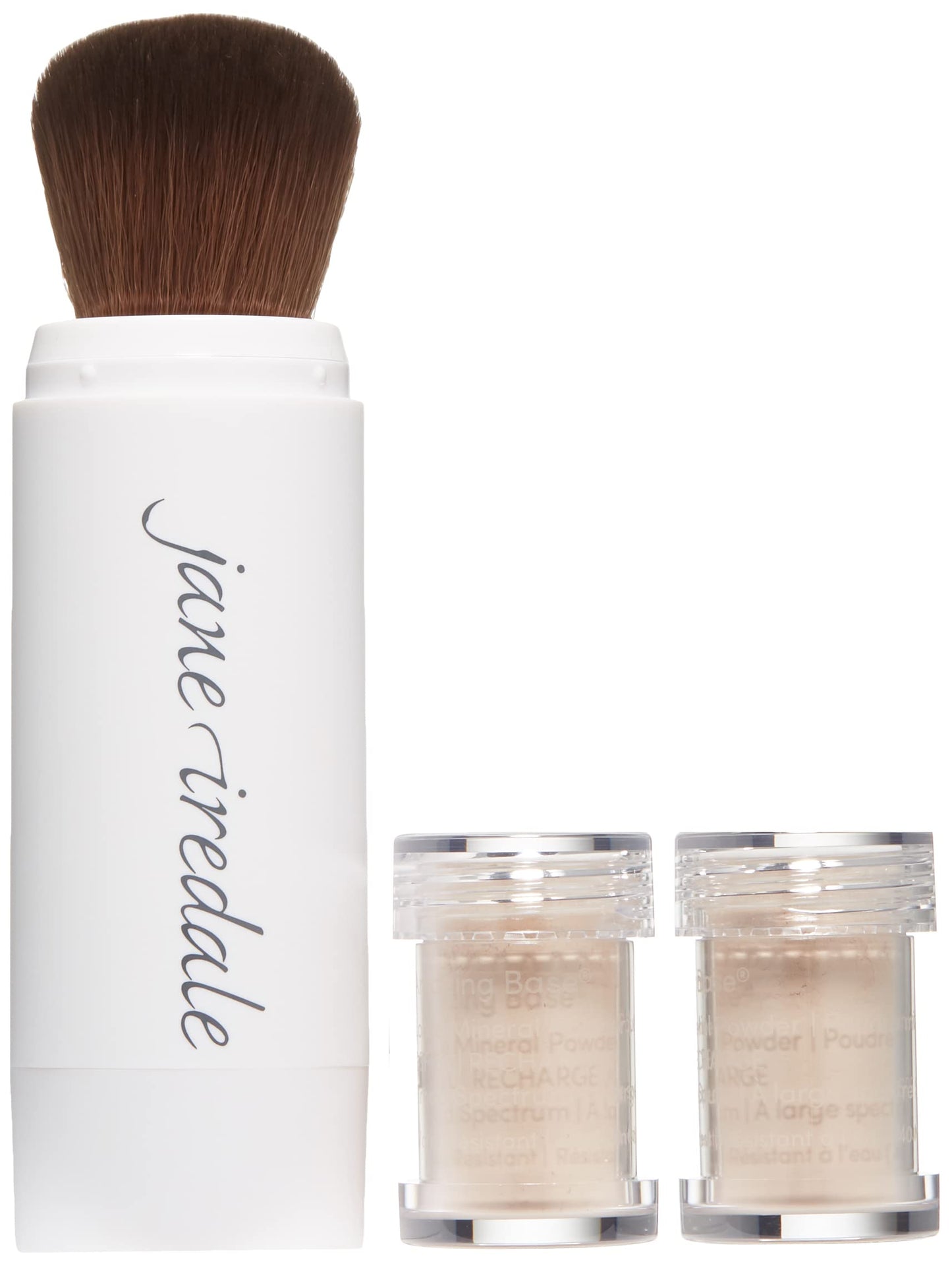 jane iredale Amazing Base Refillable Brush, Light Beige, 0.18 oz.