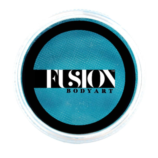 Fusion Body Art Pro Face Paint | Prime Deep Teal (32gm), Professional Quality Water Activated Face and Body Paint Supplies Single Makeup Cake