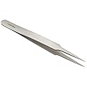 Aven 18046TT Style 2 Titanium Tweezers, 4-3/4" Length