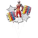 Anagram BOUQUET POWER RANGER NINJA STEEL, One size, Red,86182