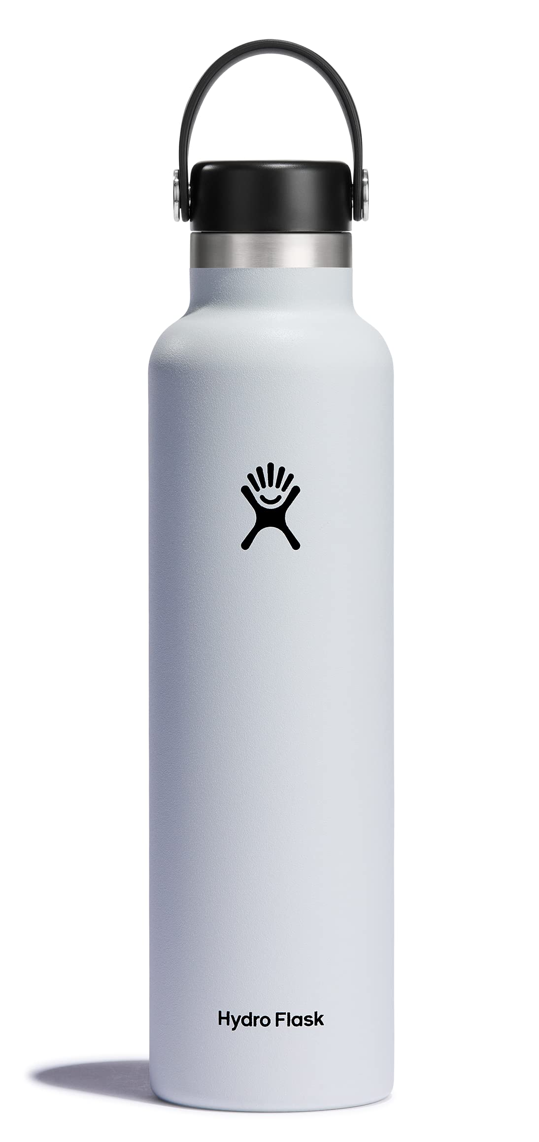 Hydro Flask Water Bottle - Insulated Stainless Steel - Non Spill, Leakproof in 24 Oz White