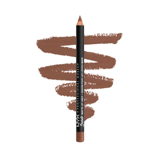 NYX PROFESSIONAL MAKEUP Suede Matte Lip Liner, Vegan Formula - Cape Town (Nude Sand)