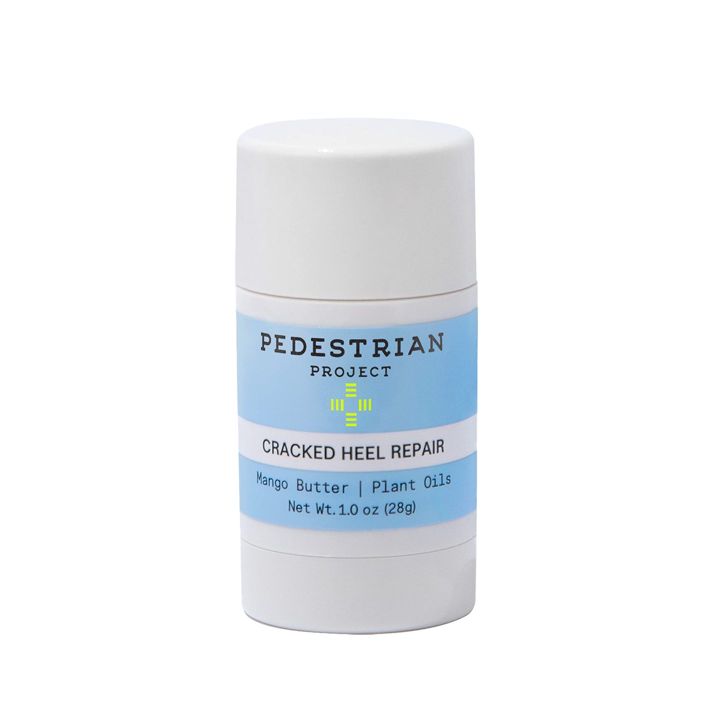 Pedestrian Project Cracked Heel Repair Foot Care Balm, Smooths & Fills Cracks & Rough Skin with Healing Shea & Mango Butters, Vegan, Cruelty Free, 1