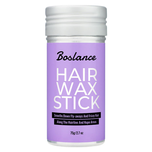 Boslance Hair Wax Stick - Strong Hold Styling Wax, Matte Finish Slick Back Stick, Easy Application - Styling Wax for All Hair Types?Natural